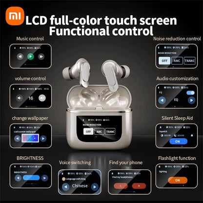 LCD Touch Screen Headset