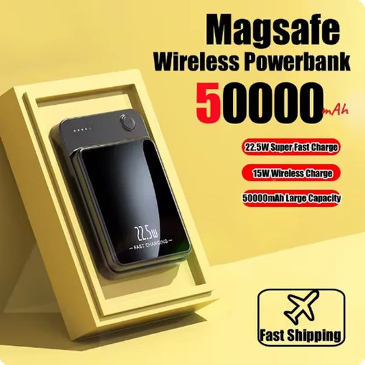 50000mAh Alloy Macsafe Magnetic Powerbank