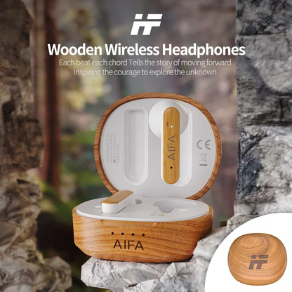 Wooden  Waterproof  Earphone