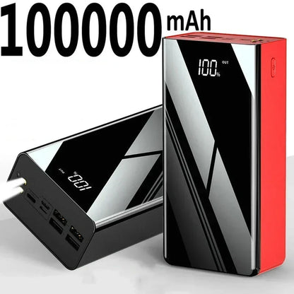 Power Bank 100000mAh Portable Fast Charging