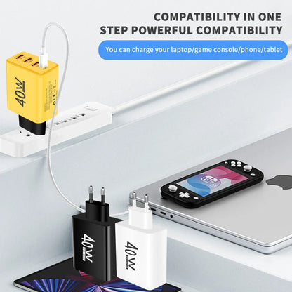 40W Fast Charging Type C USB Mobile Phone Adapter PD Wall Charger