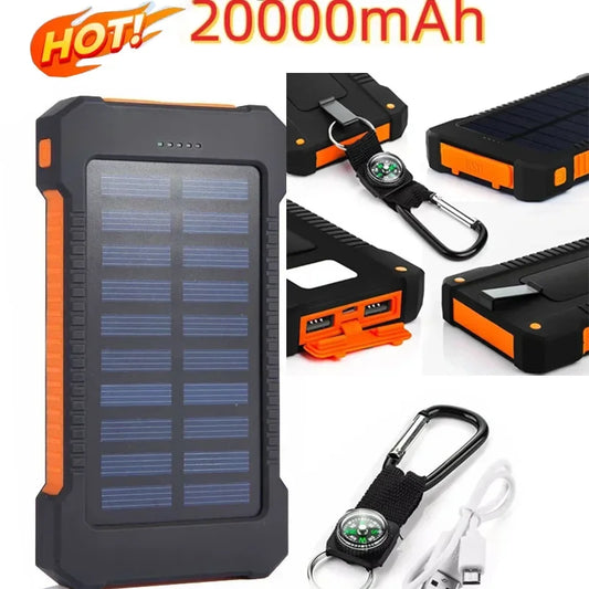 Portable Solar Waterproof Power Bank